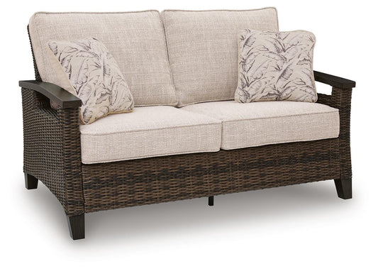 Monterey Point Outdoor Loveseat with Cushion