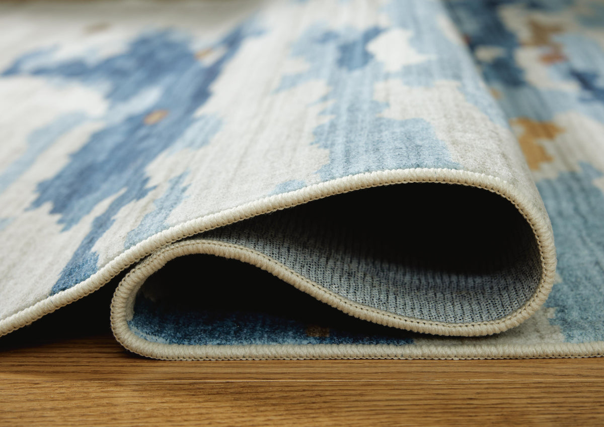 Vinlett 8' x 10' Washable Rug