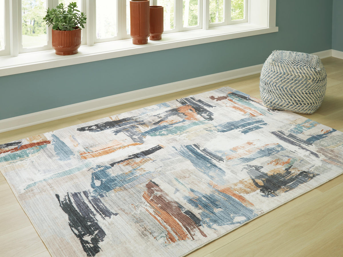 Hessland 8' x 10' Washable Rug
