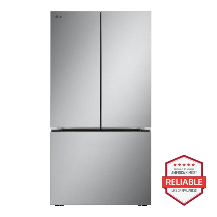 LG LF25Z6211S - 25 cu. ft. Counter-Depth MAX with Zero Clearance 3-Door French Door Refrigerator with Thin Door Design