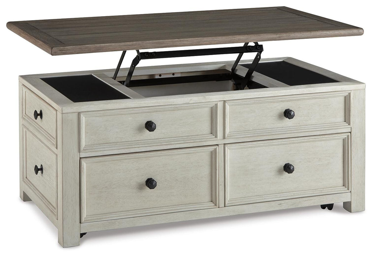 Bolanburg Coffee Table with End Table and Chairside End Table