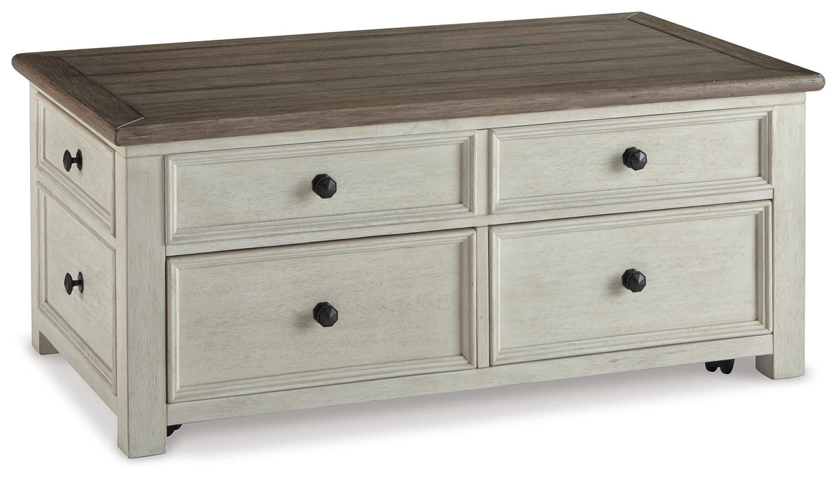 Bolanburg Coffee Table with End Table and Chairside End Table
