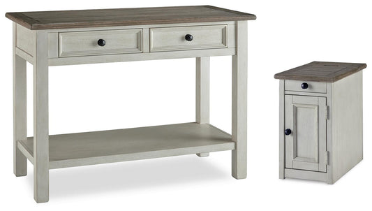 Bolanburg Sofa Table and Chair Side End Table