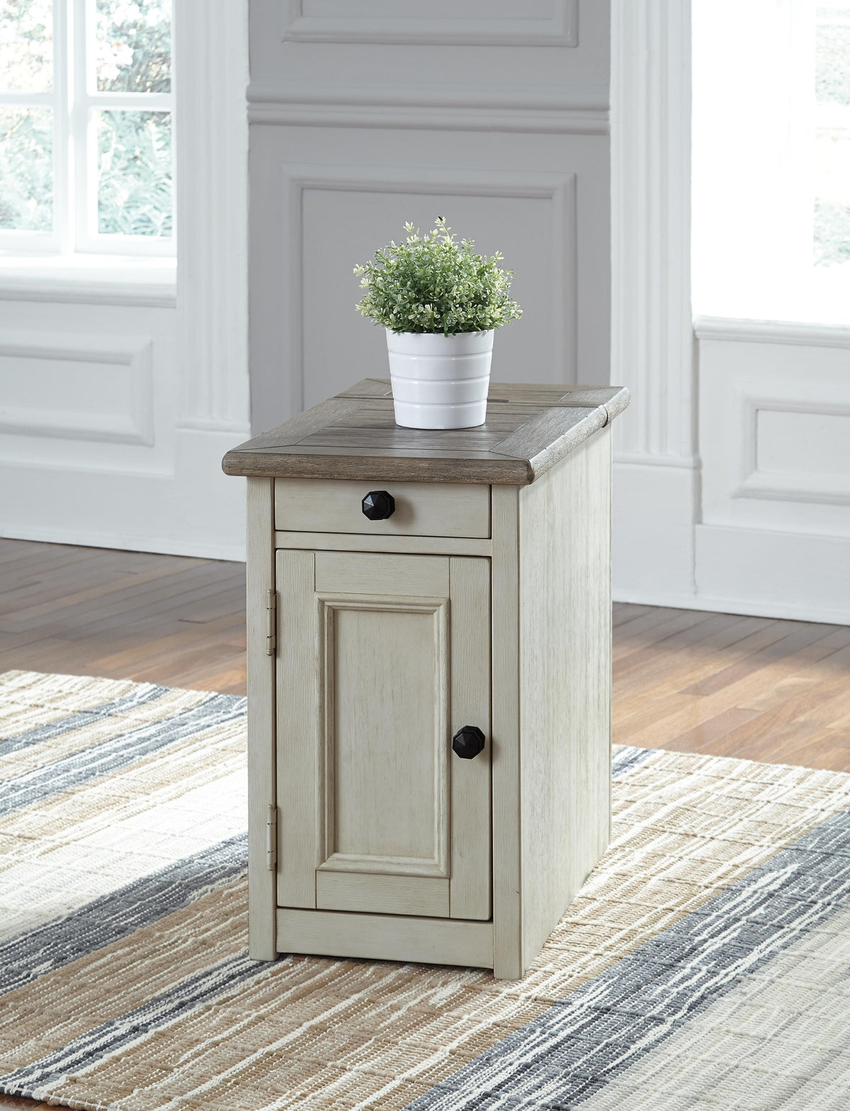 Bolanburg Coffee Table with End Table and Chairside End Table