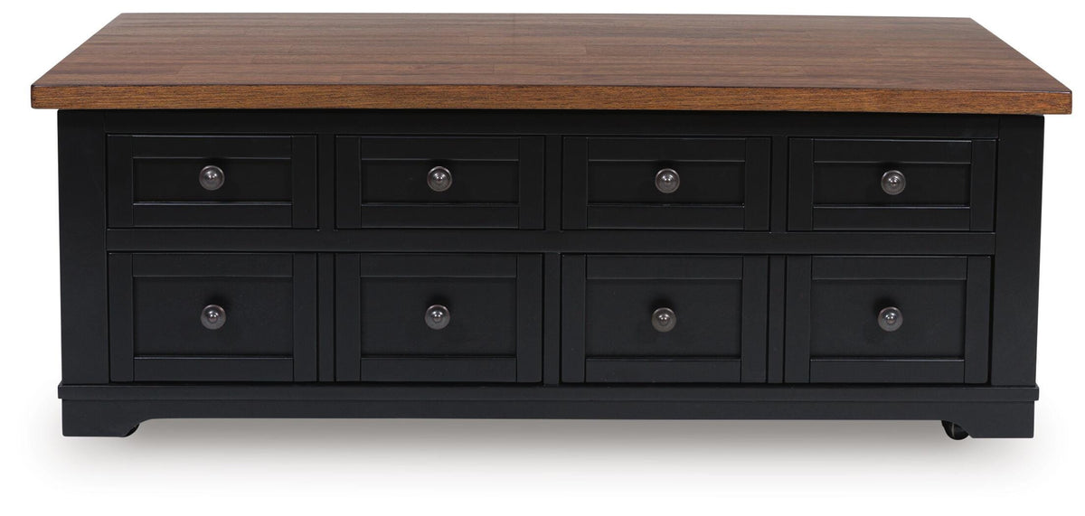 Wildenauer Lift-top Coffee Table and 2 Chairside End Tables