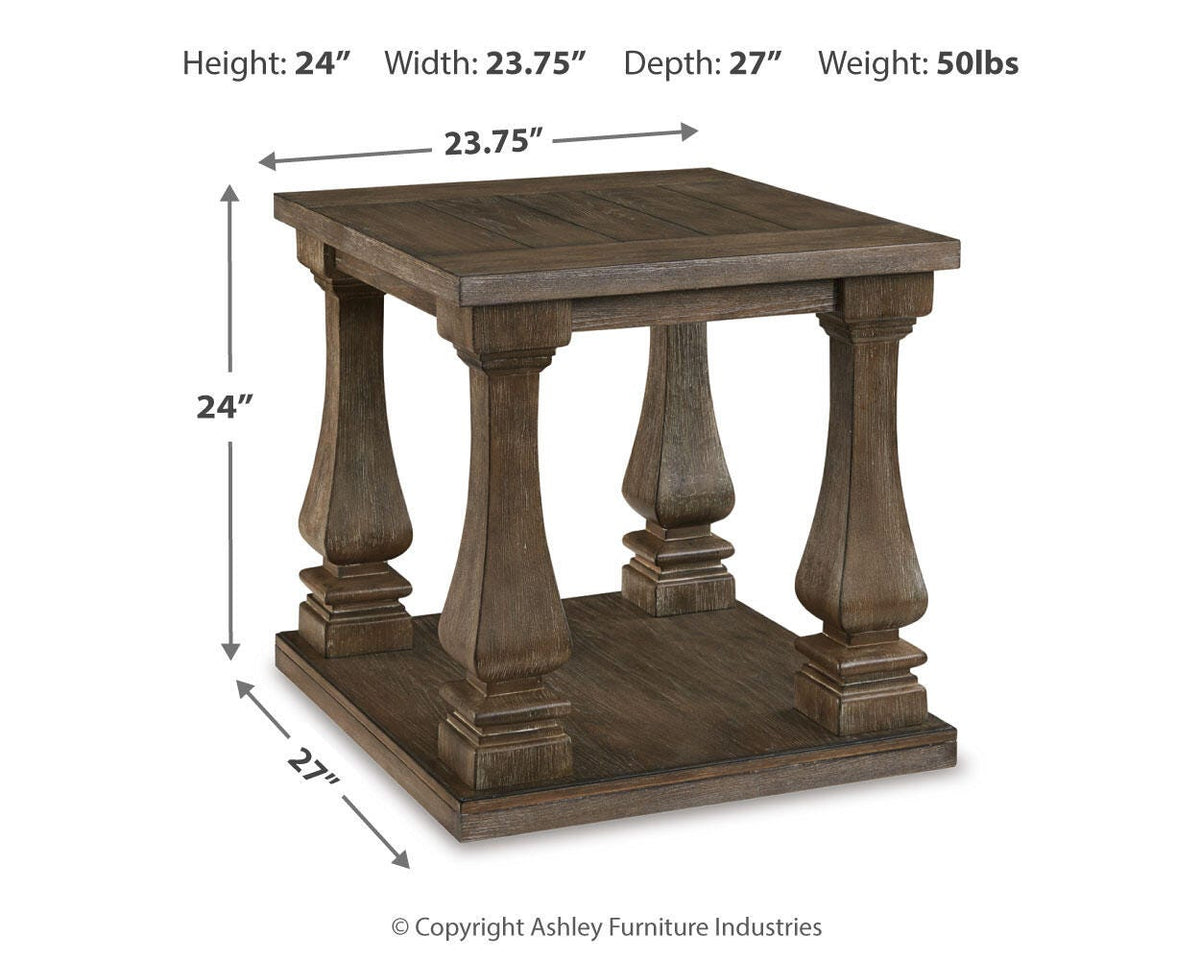 Johnelle Coffee Table, 2 End Tables and Sofa Table