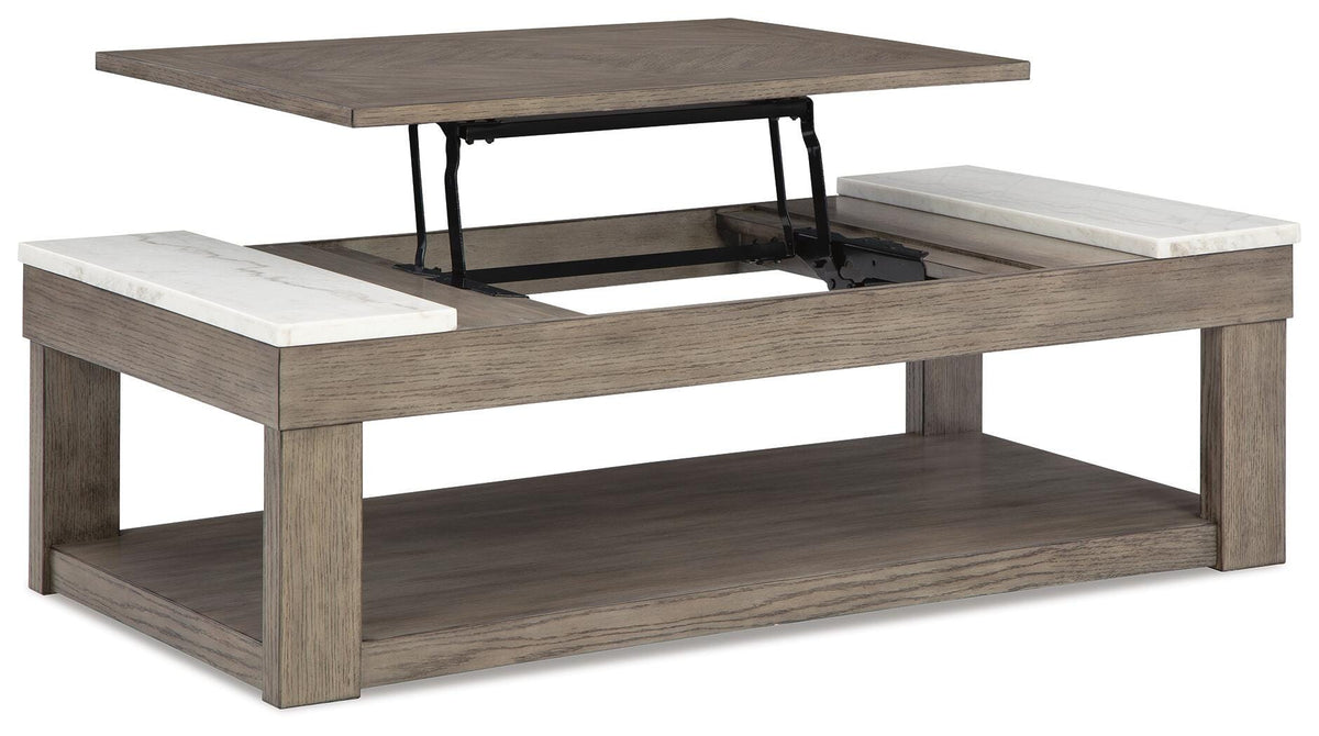 Loyaska Lift-top Coffee Table and 2 End Tables