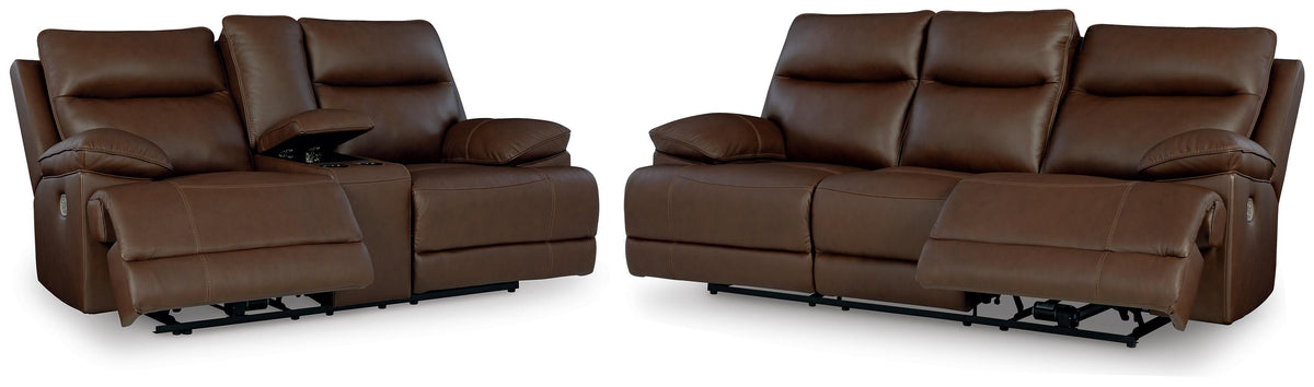 VonRyan Power Reclining Sofa and Loveseat