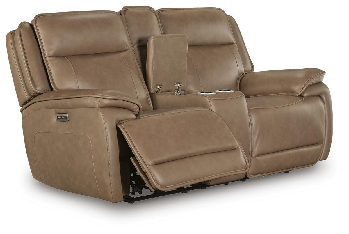 Glencroft Power Reclining Loveseat with Console