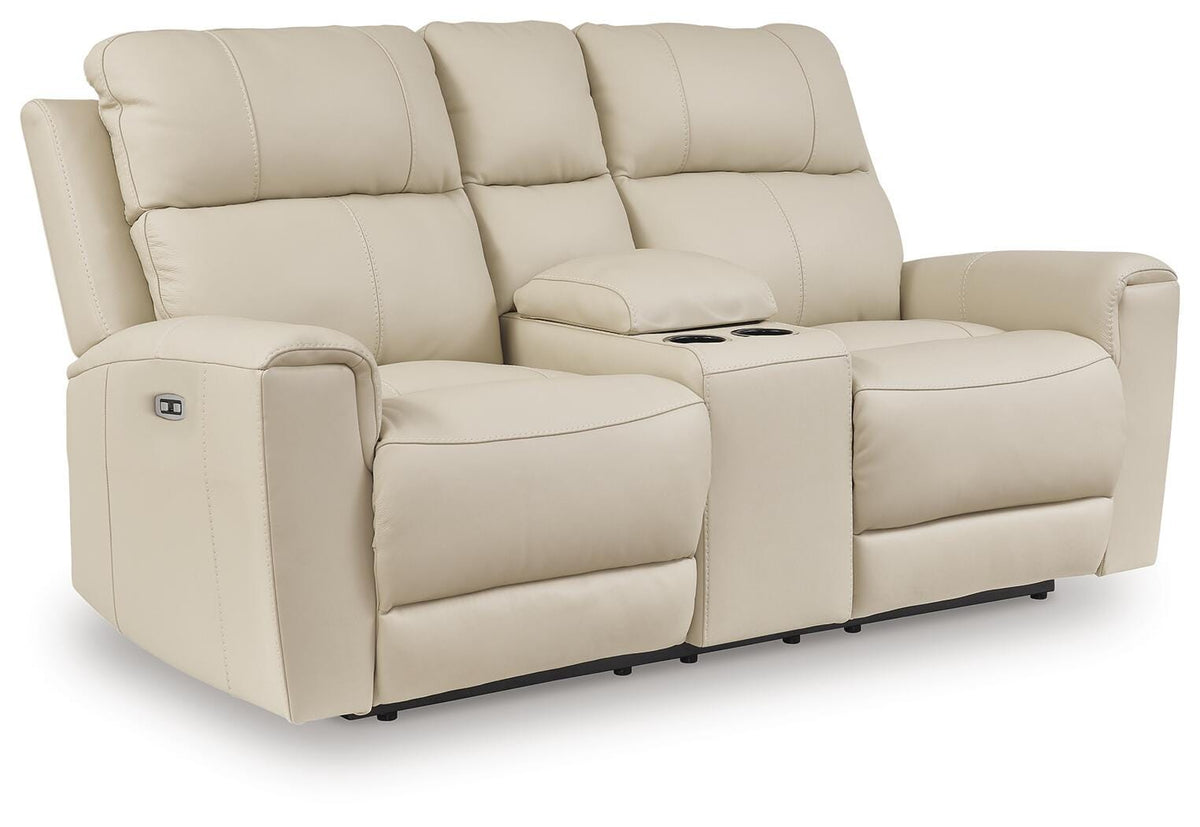 Dahlmoore Power Reclining Loveseat with Console