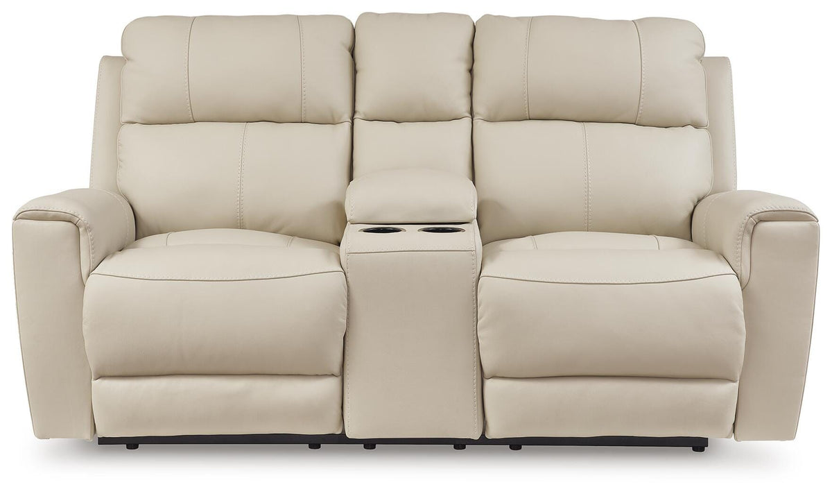Dahlmoore Power Reclining Loveseat with Console
