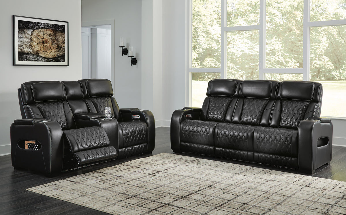 Boyington Power Reclining Sofa and Loveseat