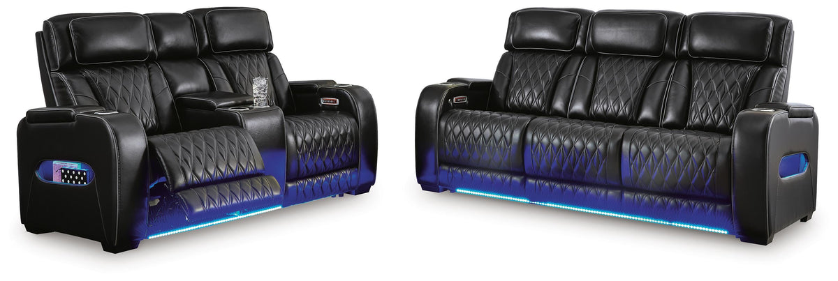 Boyington Power Reclining Sofa and Loveseat