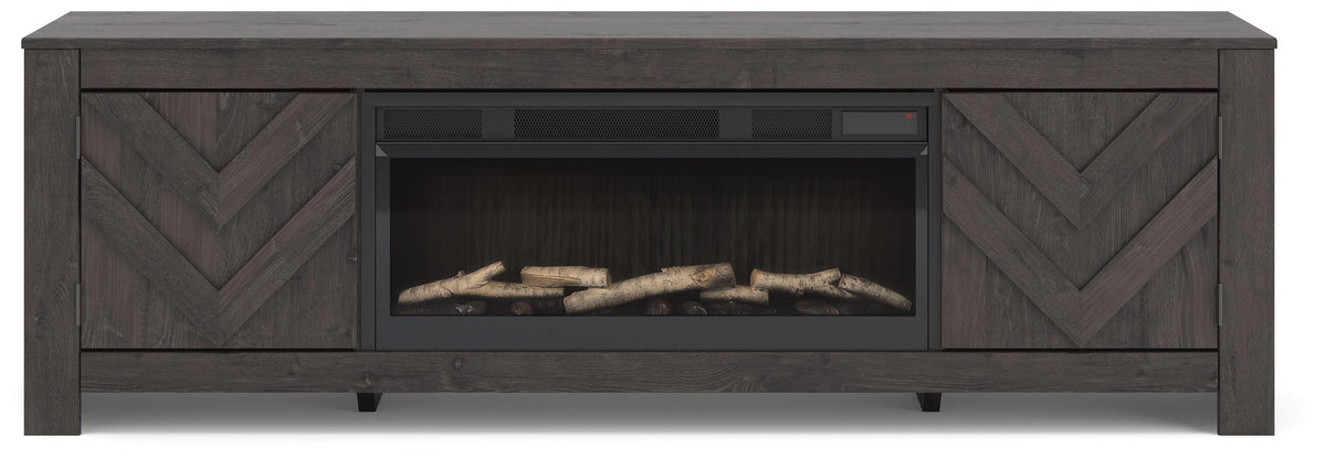 Cayboni 71" TV Stand with Electric Fireplace