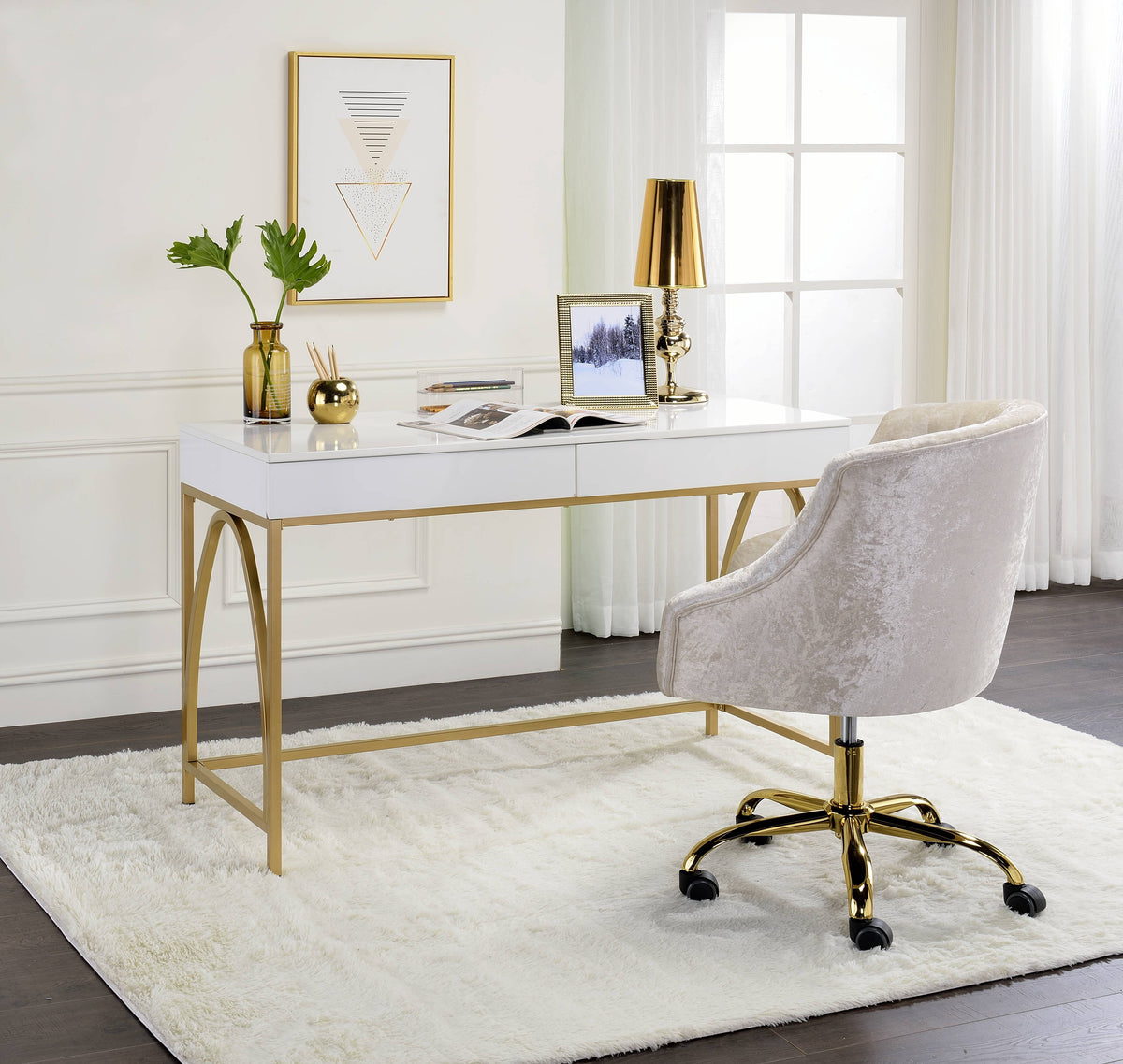 Lightmane Vanity Desk(Same 92660)