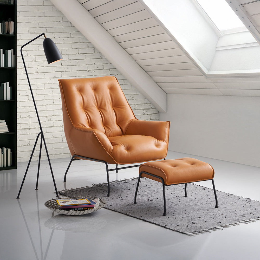Zusa Accent Chair & Ottoman