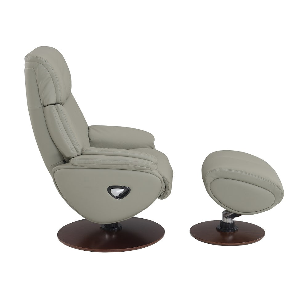 Kandoro Accent Chair w/Swivel & Ottoman