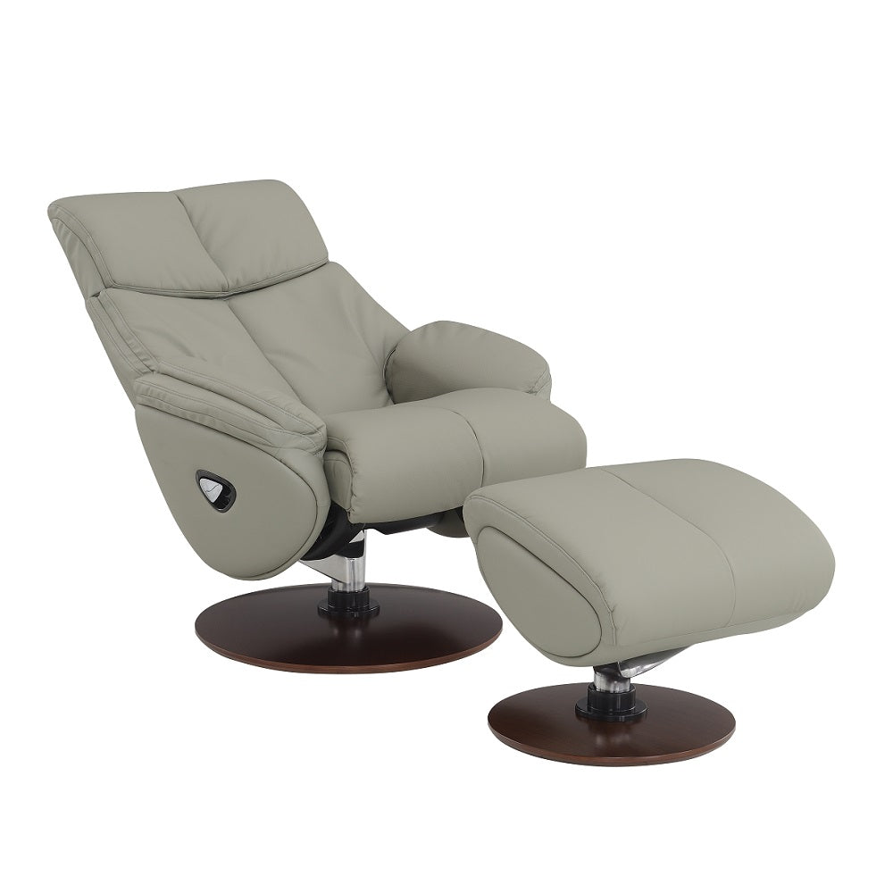 Kandoro Accent Chair w/Swivel & Ottoman