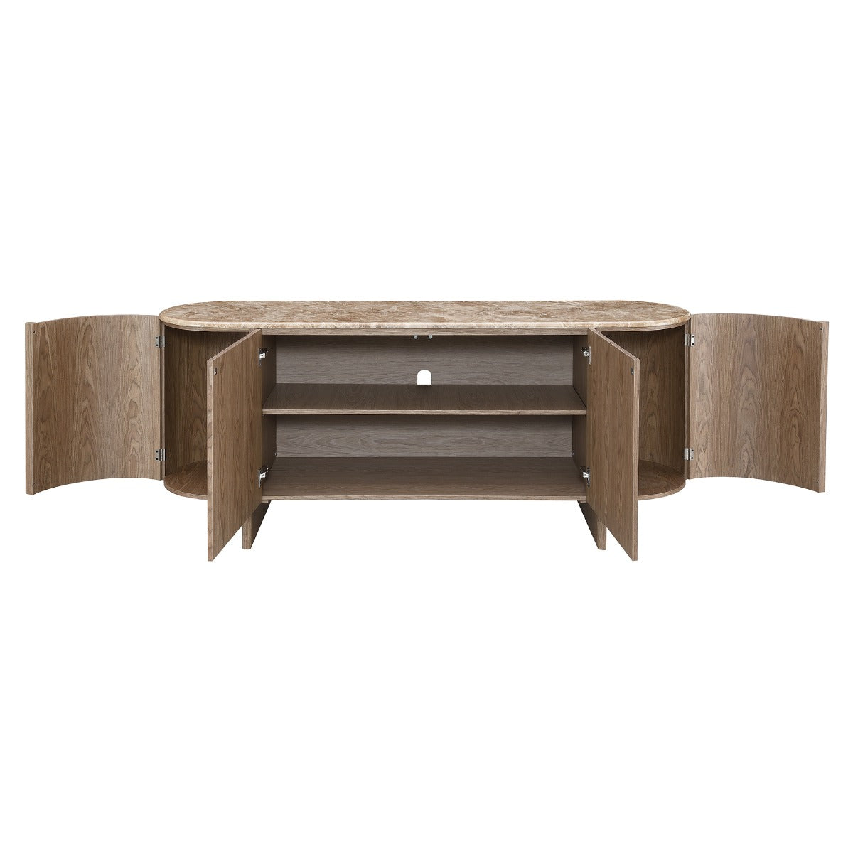 Markku Console Table w/Natural Marble