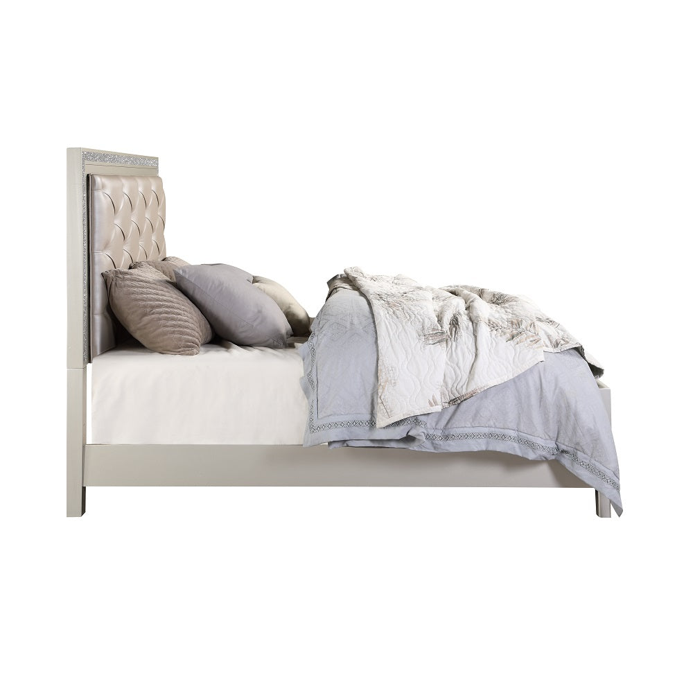 Sliverfluff CK Bed w/Storage & LED