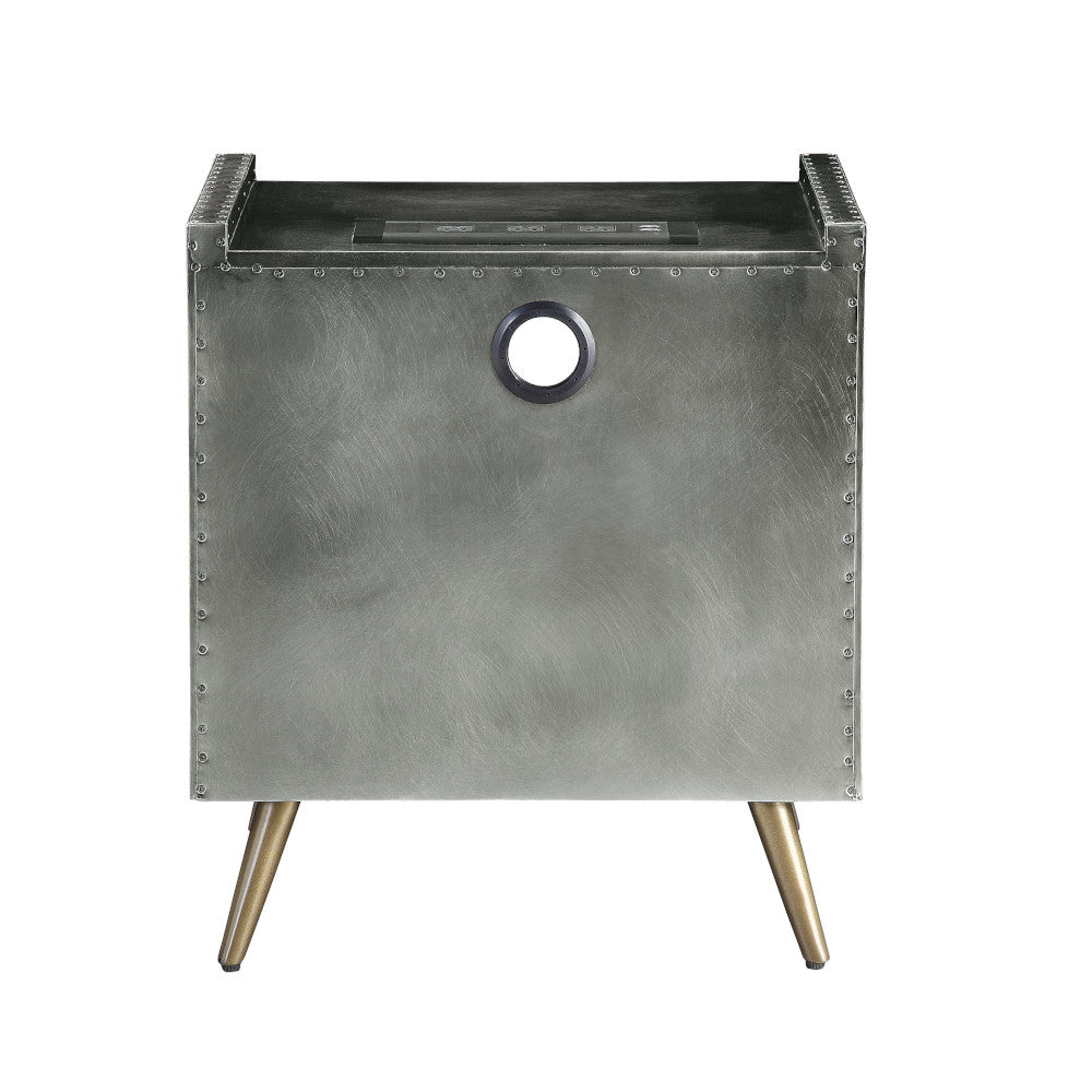 Doris Nightstand w/USB Port & Electric Lock
