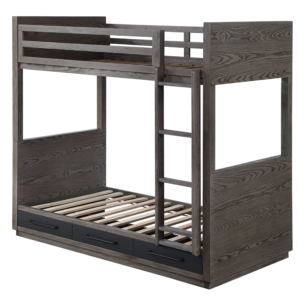Estevon Bunk Bed (T/T) w/Storage
