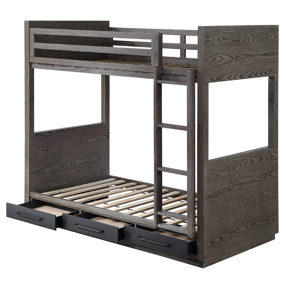Estevon Bunk Bed (T/T) w/Storage