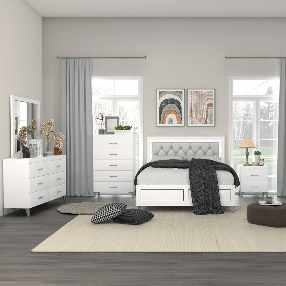 Casilda Queen Bed w/LED