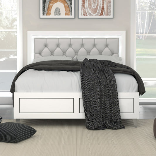 Casilda Eastern King Bed w/LED