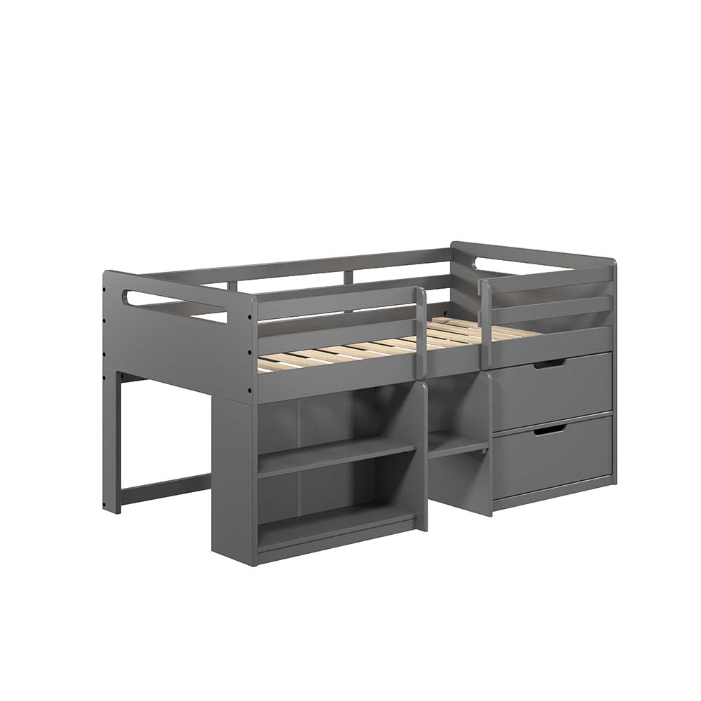 Fabiana Twin Loft Bed w/Storage