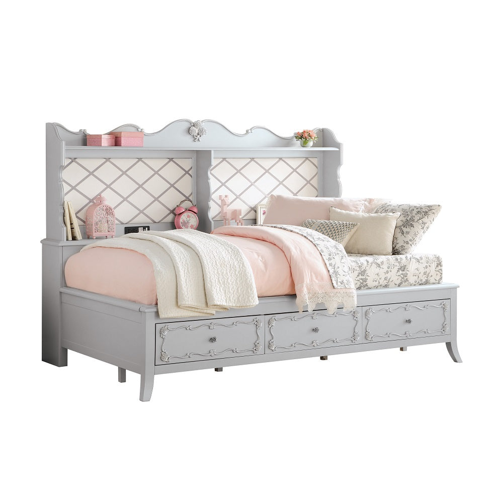 Edalene Twin Bed  w/USB Port & Storage