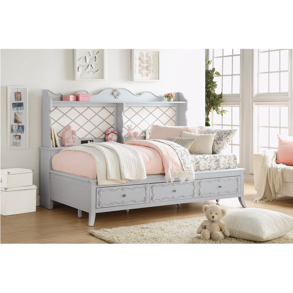 Edalene Twin Bed  w/USB Port & Storage