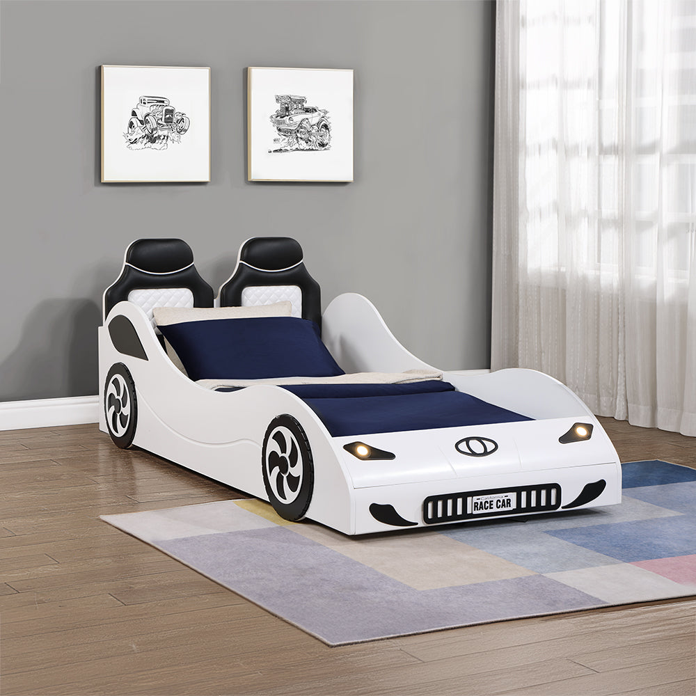 Colen Twin Car Bed w/LED