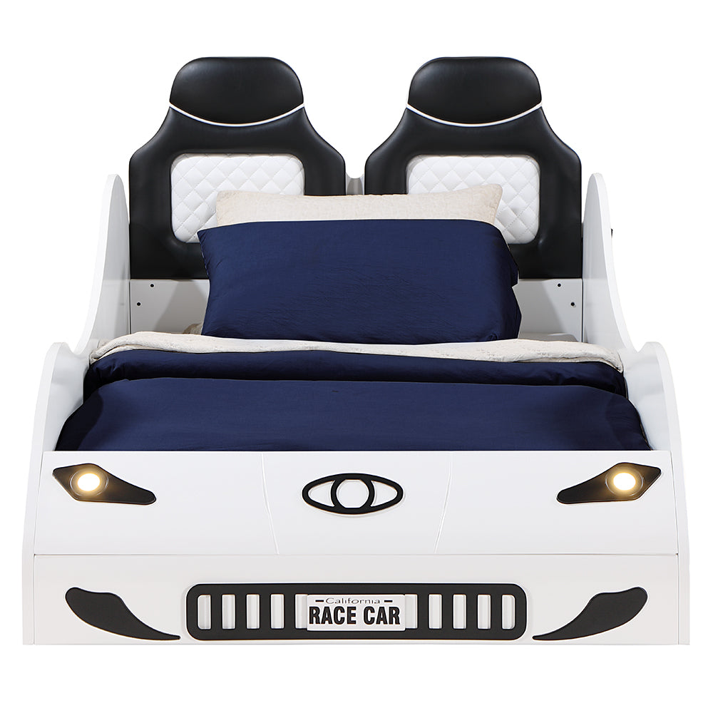 Colen Twin Car Bed w/LED