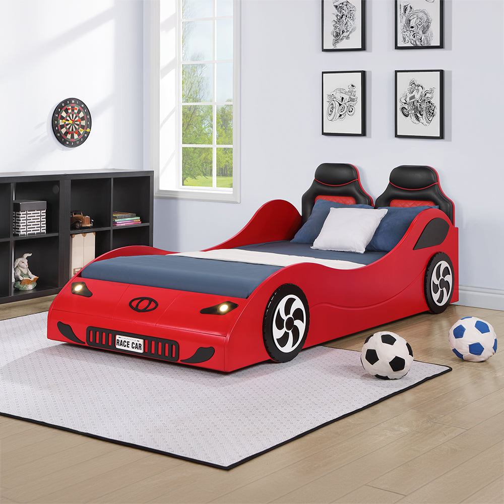 Colen Twin Car Bed w/LED