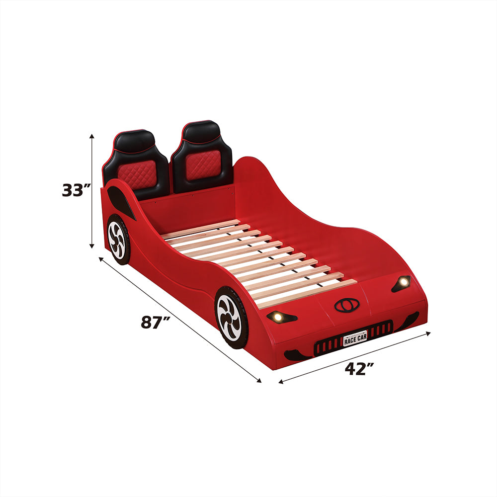 Colen Twin Car Bed w/LED