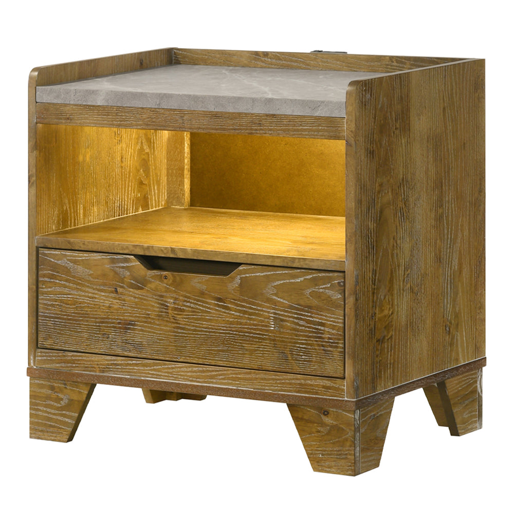 Garcia Nightstand w/LED & USB