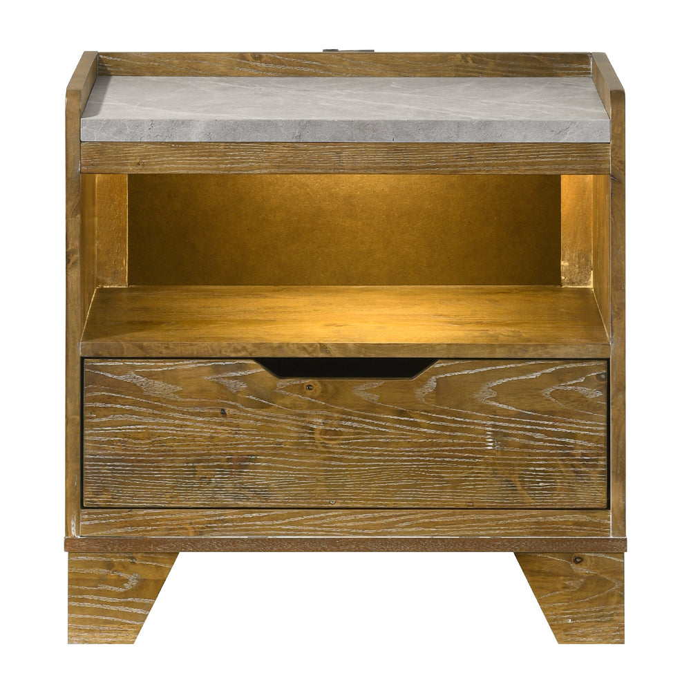Garcia Nightstand w/LED & USB