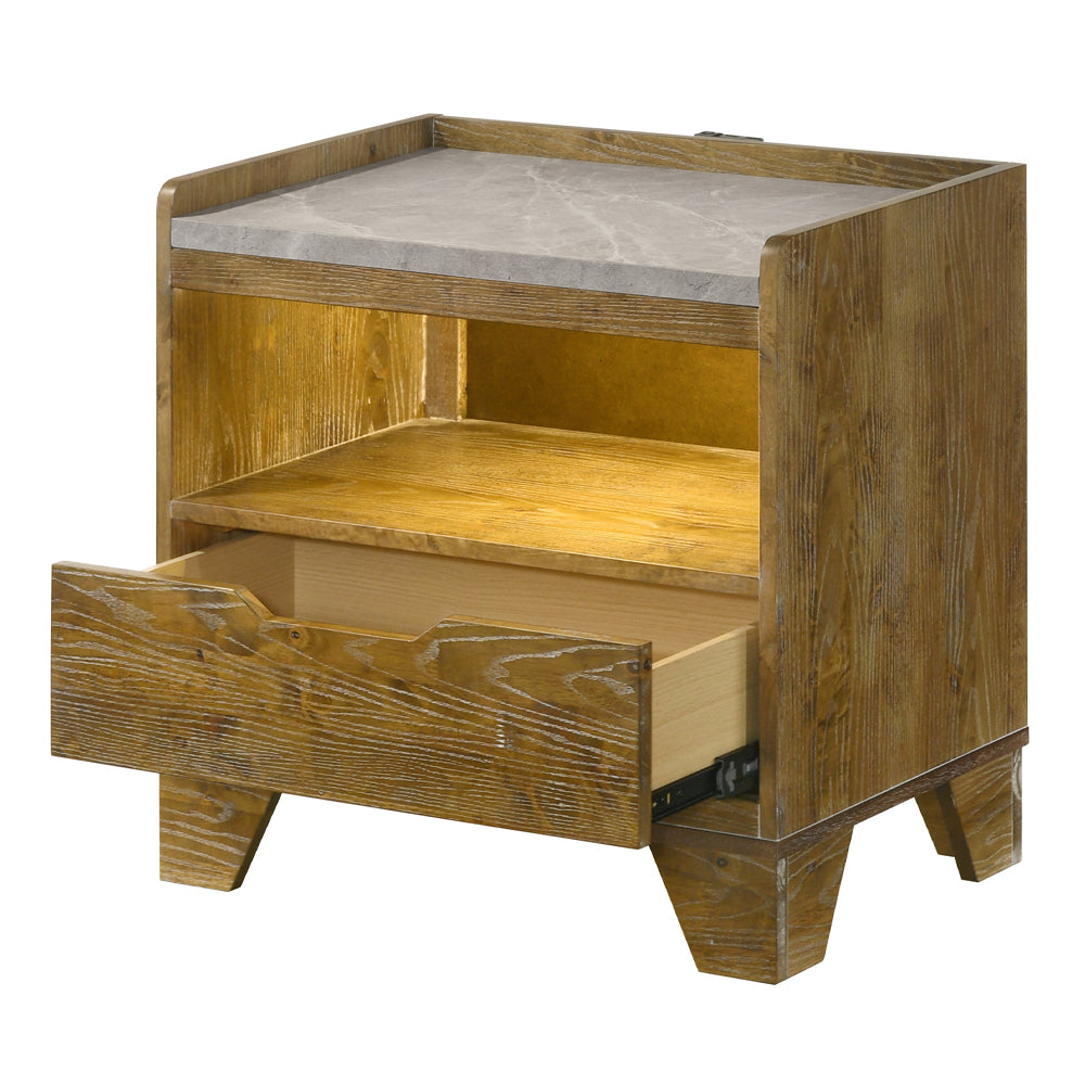 Garcia Nightstand w/LED & USB