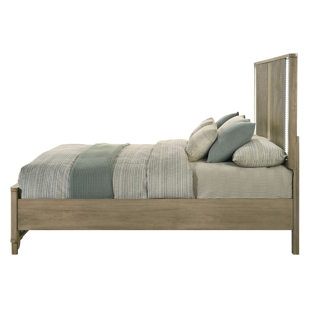 Lakkari Queen Bed w/LED