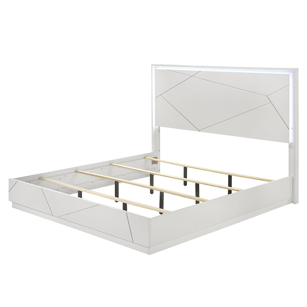 Esther Eastern King Bed w/LED