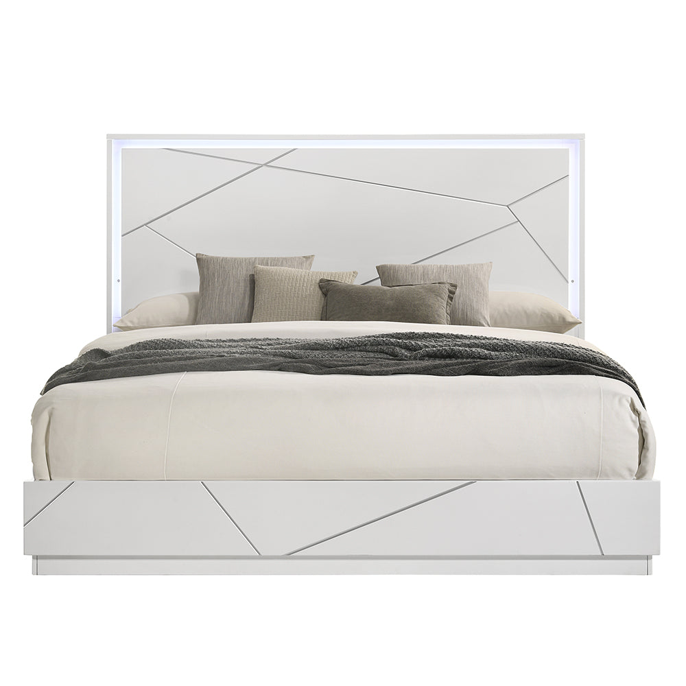 Esther Eastern King Bed w/LED
