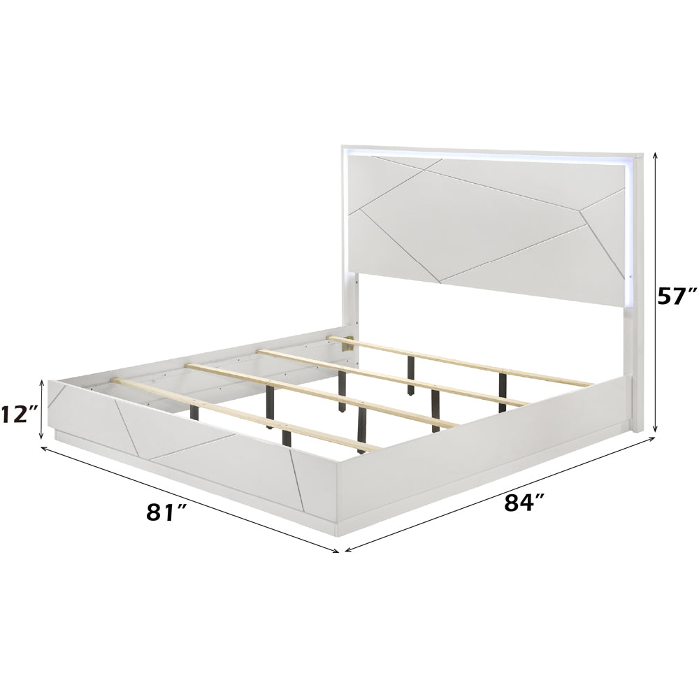 Esther Eastern King Bed w/LED