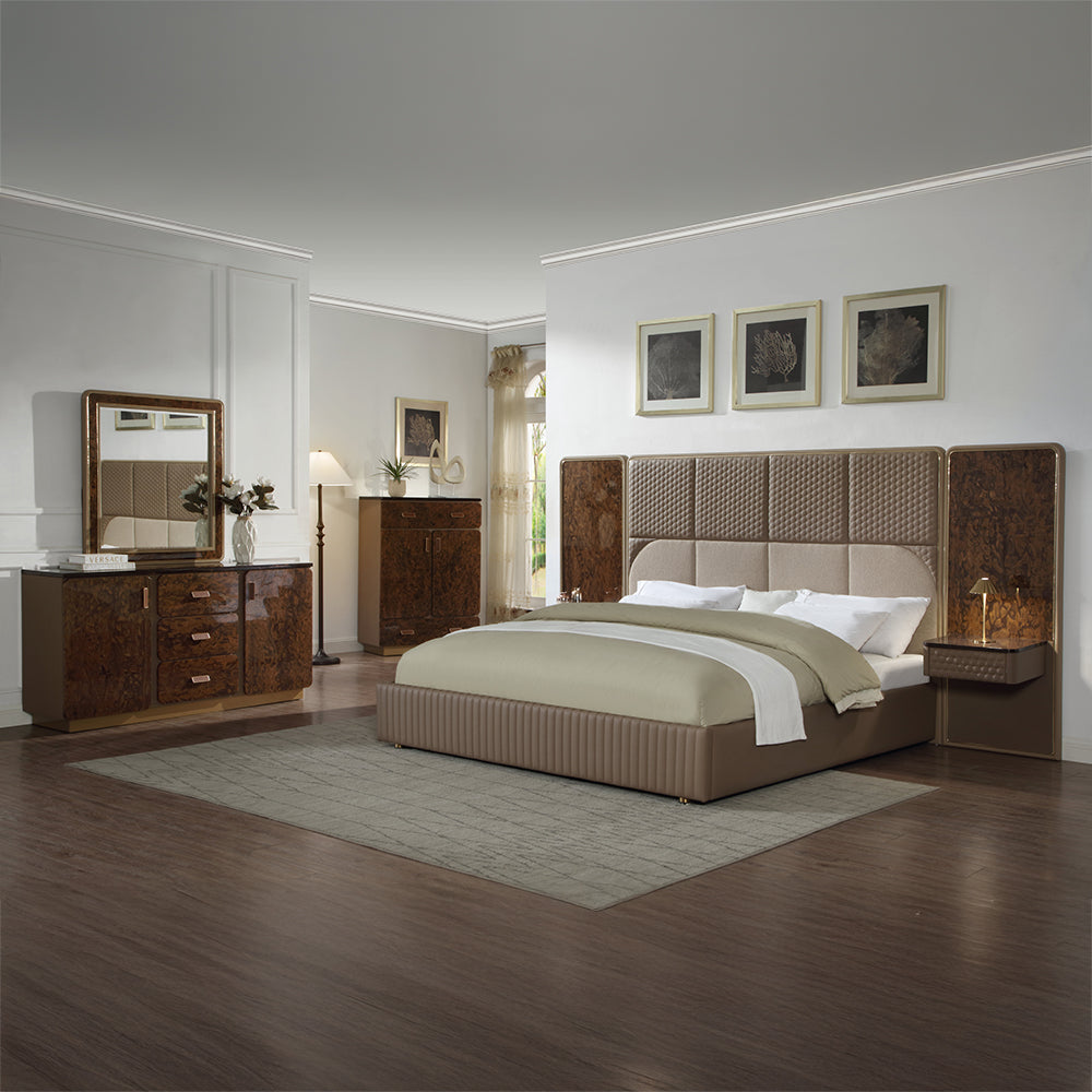 Marcelino Nightstand W/Wall Pier (EK)