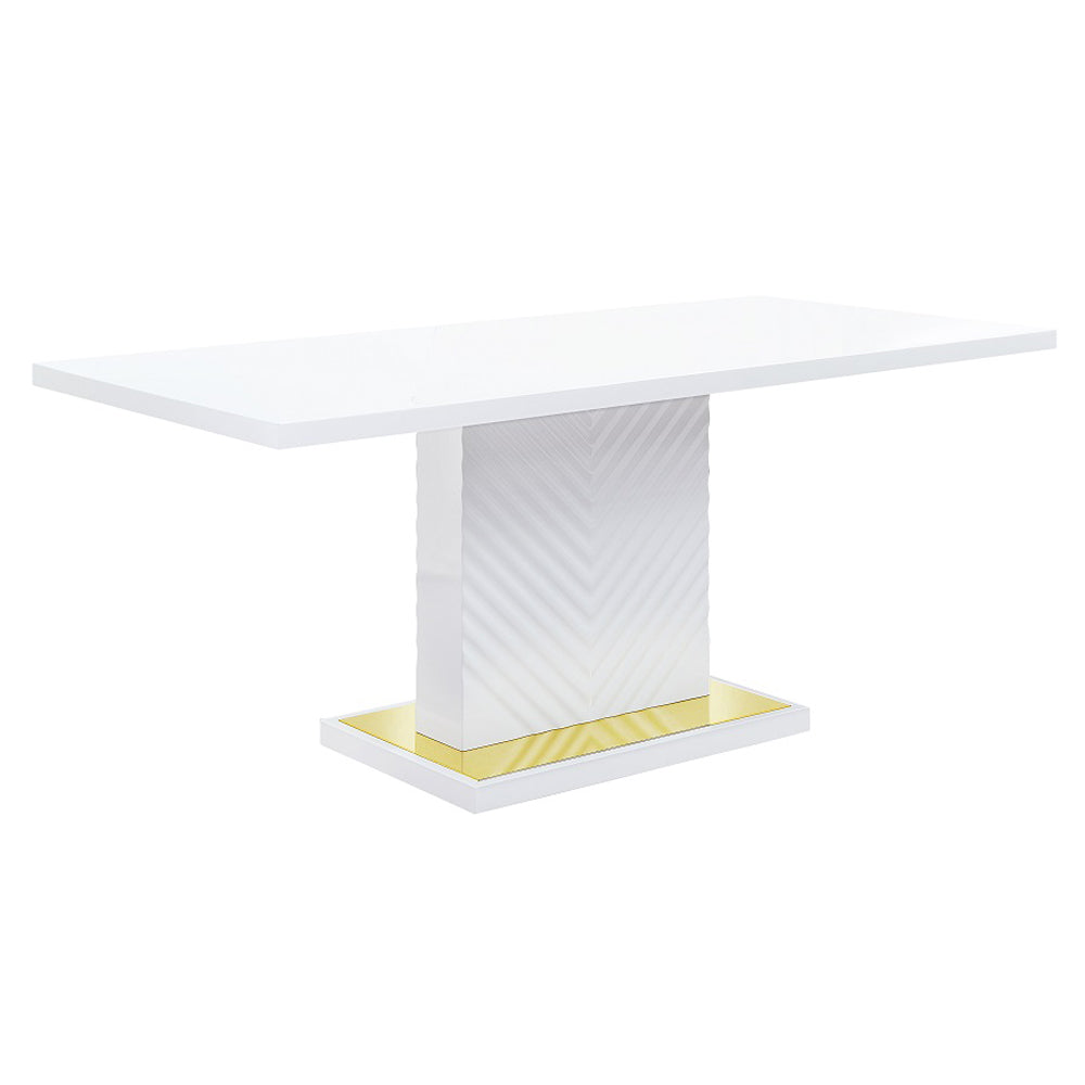 Gaines Dining Table w/Pedestal Base