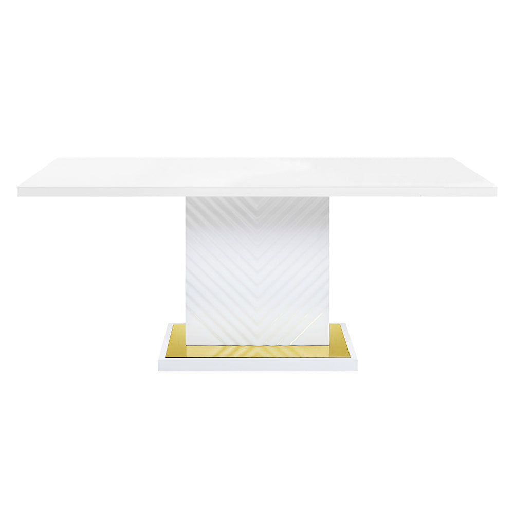 Gaines Dining Table w/Pedestal Base