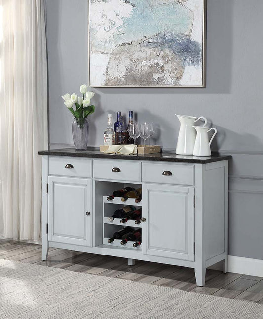 Lanton Server w/Natrual Marble Top