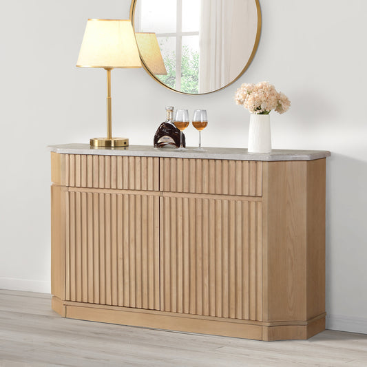 Qwin Server w/Natrual Marble Top