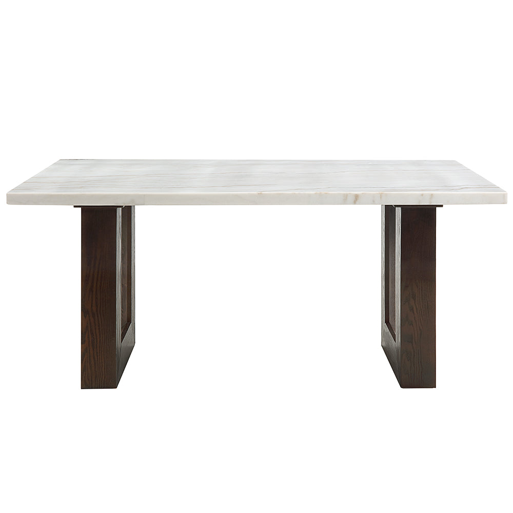 Edwyn Dining Table w/Natrual Marble Top
