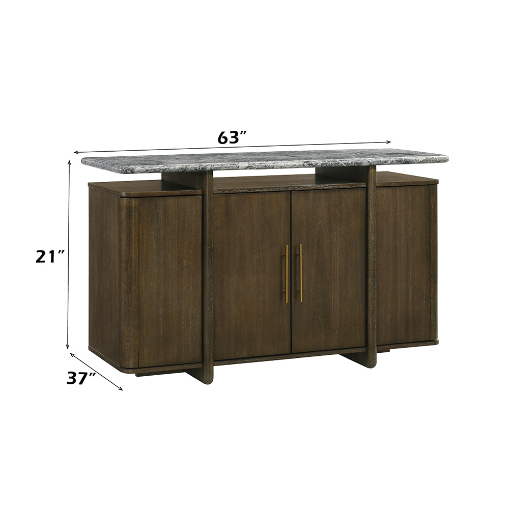 Dillon Server w/Marble Top